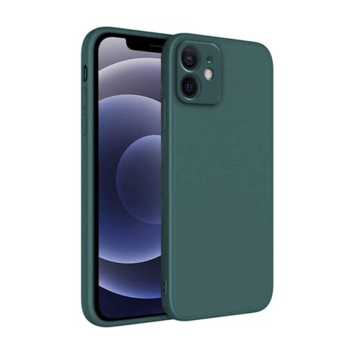 winble iPhone 12 Back Cover Case Liquid Silicone (Green)