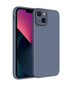 winble iPhone 13 Back Cover Case Liquid Silicone (Gray)