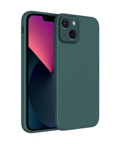 winble iPhone 13 Back Cover Case Liquid Silicone (Green)
