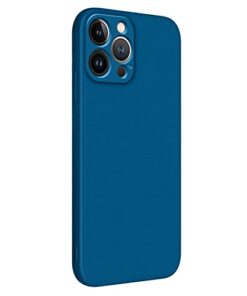 Winble Back Case Cover for iPhone 13 Pro Back Cover Case Camera Protection Soft Liquid Silicone Protective Back Cover Designed for iPhone 13 Pro Blue 0 4