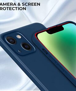 Winble Back Case Cover for iPhone 14 Back Cover Case Camera Protection Soft Liquid Silicone Protective Back Cover Designed for iPhone 14 Blue 0 1
