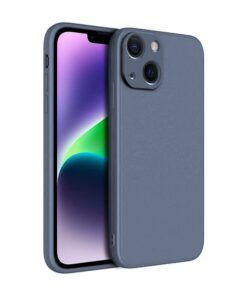 winble iPhone 14 Back Cover Case Liquid Silicone (Gray)