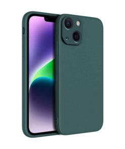 winble iPhone 14 Back Cover Case Liquid Silicone (Green)