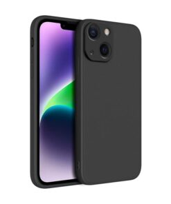 winble iPhone 14  Back Cover Case Liquid Silicone(Black)