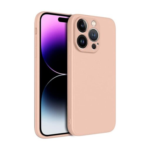 winble iPhone 14 Pro Back Cover Case Liquid Silicone (Lite Peach)