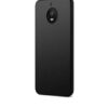 winble Moto E4 Plus Back Cover Case Soft Flexible (Black)