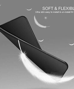 Winble Back Case for Moto X4 Back Cover Soft Flexible Ultra Silicon Protective for Moto X4 Black 0 3