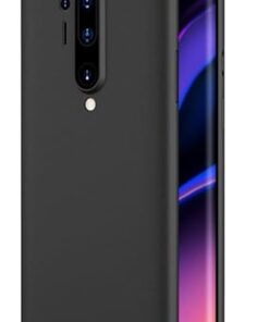 winble OnePlus 8 Pro Back Cover Case Soft Flexible (Black)