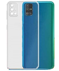 winble Samsung Galaxy A71 Back Cover Case Camera Protection Transparent
