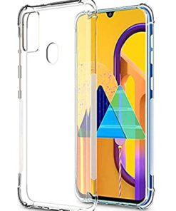 winble Samsung Galaxy M21 / M21 2021 Edition / M30s Back Cover Case Camera Protection Transparent