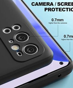 Winble Back Cover For OnePlus 9 Pro SiliconeBlack 0 1
