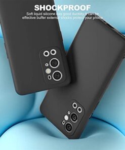Winble Back Cover For OnePlus 9 Pro SiliconeBlack 0 3