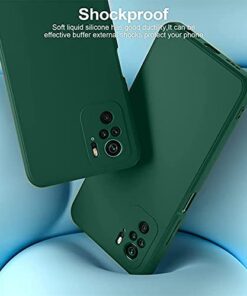 Winble Back Cover For Redmi Note 10 Note 10s SiliconeGreen 0 4