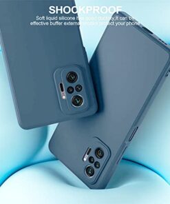 Winble Back Cover For Redmi Note 10 Pro Max Redmi note 10 pro SiliconeGrey 0 5