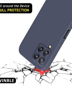 Winble Back Cover For Samsung Galaxy M32 SiliconeGrey 0 0