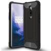winble OnePlus 7 Pro  Back Cover Case Elegant Armor (Black)