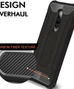 Winble Back Cover for OnePlus 7 Pro Back Cover Rugged Armor TPU 360 Protection Bumper Hybrid Dual Layer Back Cover Case for OnePlus 7 ProOne Plus 7 Pro Black 0 2