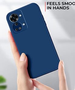 Winble Back Cover for OnePlus Nord 2T 5G Back Cover Camera Protection Soft Silicone Protective Back Cover Designed for OnePlus Nord 2T 5GOne Plus Nord 2T 5G Blue 0 2