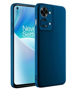 winble OnePlus Nord 2T 5G Back Cover Case Liquid Silicone (Blue)