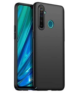 winble Realme 5 Back Cover Case Soft Flexible (Black)