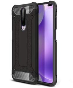 winble Redmi K30 / Poco X2 Back Cover Case Elegant Armor (Black)