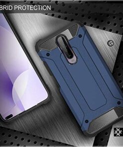 Winble Back Cover for Redmi K30 Poco X2 Back Cover Rugged Armor TPU Shock Proof 360 Protection Bumper Hybrid Dual Layer Back Cover Case for Redmi K30 Poco X2 Blue 0 0