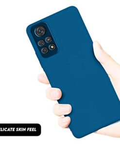 Winble Back Cover for Redmi Note 11 ProRedmi Note 11 Pro Plus 5G Back Cover Camera Protection Soft Silicone Protective Back Cover Designed for Redmi Note 11 ProRedmi Note 11 Pro 5G Blue 0 3