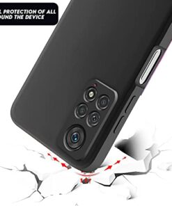Winble Back Cover for Redmi Note 11 SiliconeBlack 0 0