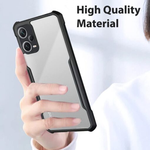 winble Redmi Note 12 Pro 5G Back Cover Case Crystal Clear - Image 7