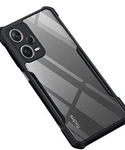 winble Redmi Note 12 Pro Plus 5G Back Cover Case Crystal Clear