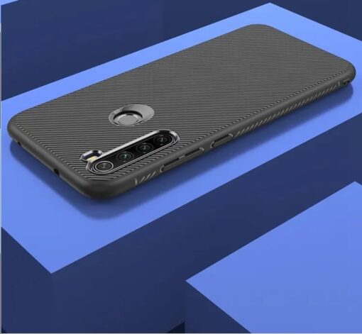 winble Redmi Note 8 Back Cover Case Line Soft Armor (Black) - Image 7