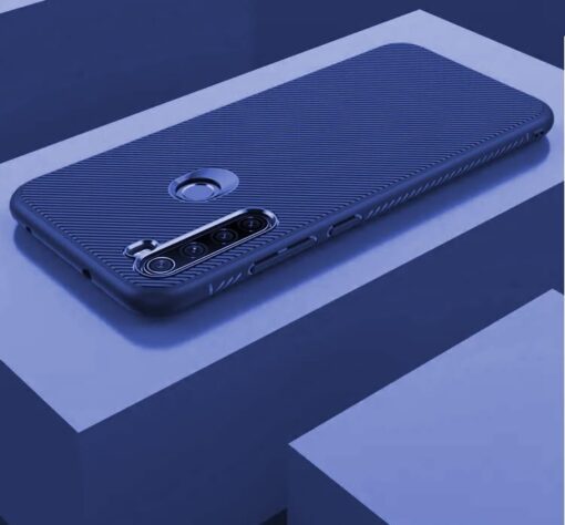winble Redmi Note 8 Back Cover Case Line Soft Armor (Blue) - Image 7