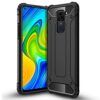 Winble Back Cover for Redmi Note 9 Back Cover Rugged Armor TPU 360 Protection Bumper Hybrid Dual Layer Back Cover Case for Redmi Note 9 Black 0