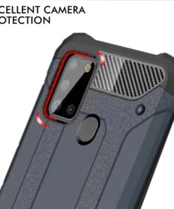 Winble Back Cover for Samsung Galaxy A21s Back Cover Rugged Armor TPU 360 Protection Bumper Hybrid Dual Layer Back Cover Case for Samsung Galaxy A21s Blue 0 0
