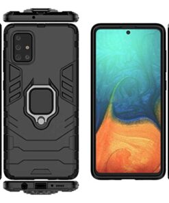 Winble Back Cover for Samsung Galaxy A51 Back Cover Case Bumper Protection Armor with Ring Holder Back Cover for Samsung Galaxy A51 0 0