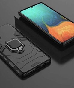 Winble Back Cover for Samsung Galaxy A51 Back Cover Case Bumper Protection Armor with Ring Holder Back Cover for Samsung Galaxy A51 0 1