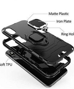 Winble Back Cover for Samsung Galaxy A51 Back Cover Case Bumper Protection Armor with Ring Holder Back Cover for Samsung Galaxy A51 0 2