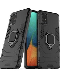 winble Samsung Galaxy A51 Back Cover Armor with Ring Holder