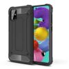winble Samsung Galaxy A51 Back Cover Case Elegant Armor (Black)