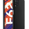 winble Samsung Galaxy F62 Back Cover Case Liquid Silicone (Black)