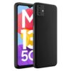 Winble Back Cover for Samsung Galaxy M13 5G Back Cover Camera Protection Soft Silicon Protective Back Case Cover Designed for Samsung Galaxy M13 5G Black 0