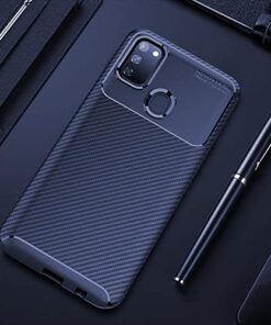 Winble Back Cover for Samsung Galaxy M21 M21 2021 Edition M30s Back Cover Case Cover Shock Proof Slim Rugged Armor Drop Tested Back Cover for Samsung Galaxy M21 M21 2021 Edition M30s Blue 0 3
