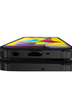 Winble Back Cover for Samsung Galaxy M31 F41 M31 Prime Back Cover Rugged Armor TPU 360 Protection Bumper Hybrid Dual Layer Back Cover Case for Samsung Galaxy M31 F41 M31 Prime Black 0 2