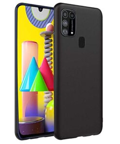 winble Samsung Galaxy M31 Prime / F41 / M31 Back Cover Case Soft Flexible (Black)