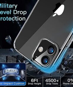 Winble Back Cover for iPhone 11 Cover Case Ultra Hybrid Crystal Clear Hard TPU Back Camera Drop Protection Bumper Back Cover Case for iPhone 11 TPU Polycarbonate Transparent 0 1