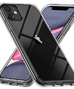 winble iPhone 11 Back Cover Case Crystal Clear Hard TPU
