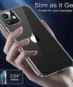 Winble Back Cover for iPhone 11 Cover Case Ultra Hybrid Crystal Clear Hard TPU Back Camera Drop Protection Bumper Back Cover Case for iPhone 11 TPU Polycarbonate Transparent 0 3