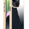 Winble Back Cover for iPhone 14 Cover CaseiPhone 13 Back Cover Metal Camera Guard Acrylic Clear Back Protective Back Cover Case or iPhone 14 iPhone 13 Light Peach 0