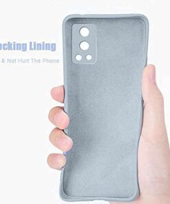 Winble Bumper Case for OnePlus Nord 2 5G Silicone Grey 0 1