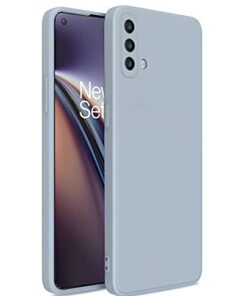 winble OnePlus Nord CE 5G Back Cover Case Liquid Silicone (Grey)